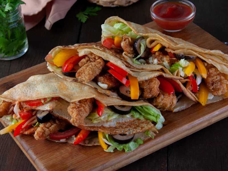 Chicken Strips Crepe