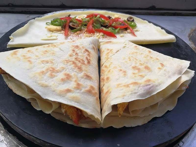 Chicken Strips Crepe