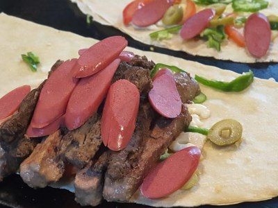 Oriental Sausage Crepe