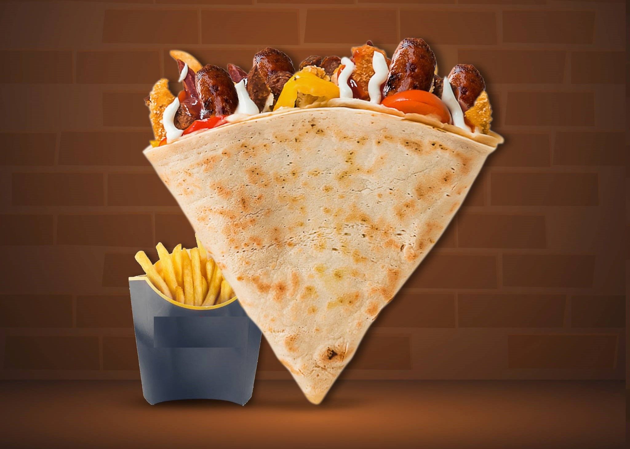 Oriental Sausage Crepe