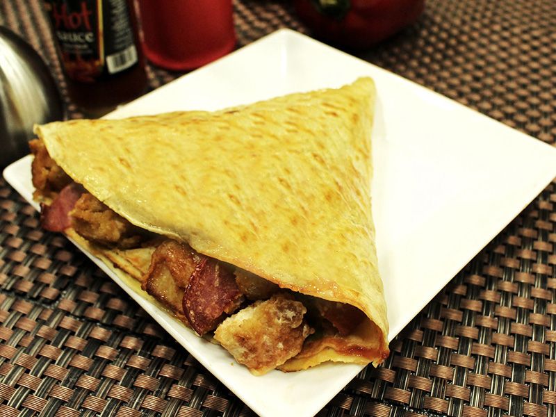 oriental sausage crepe