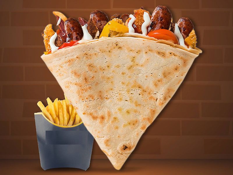 Oriental Sausage crepe