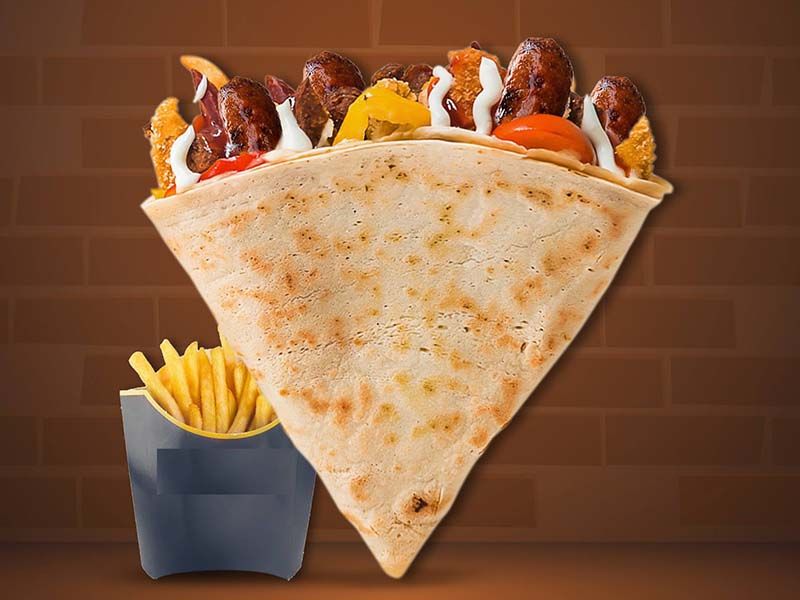 Oriental Sausage Crepe