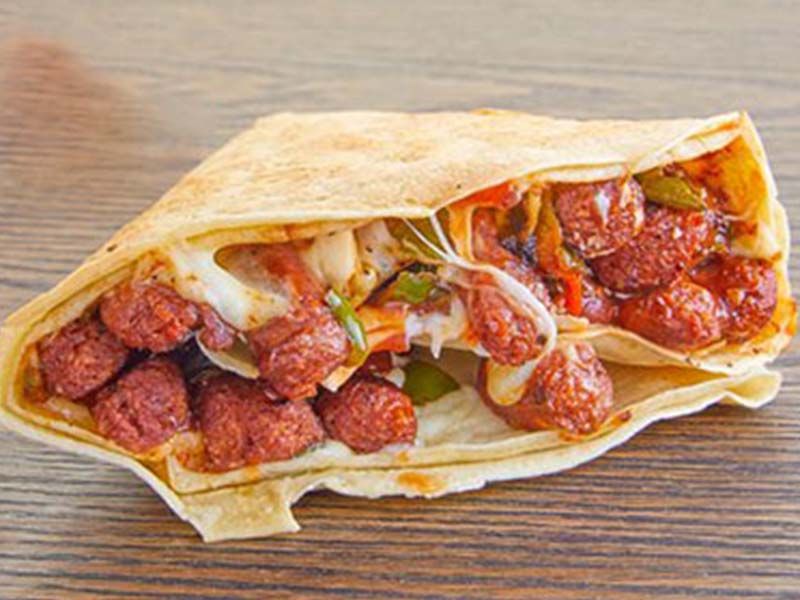 sausage crepe