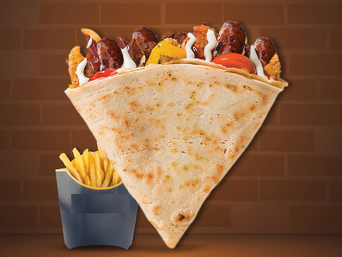 Sausage crepe
