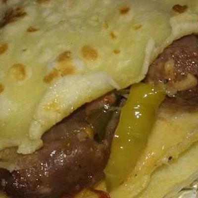 Sausage crepe