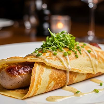 Crepe sausage