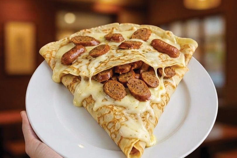 Oriental Sausage Crepe