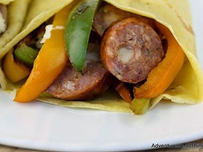 Oriental Sausage Crepe