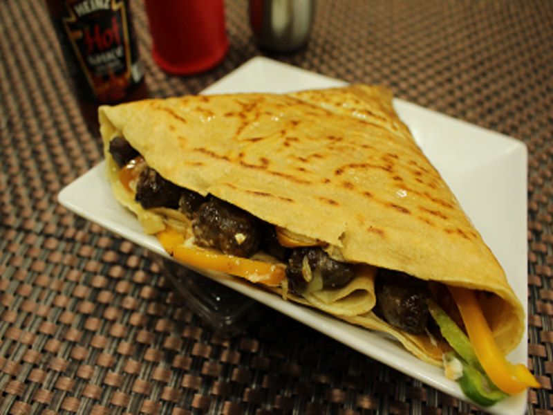 Oriental Sausage Crepe