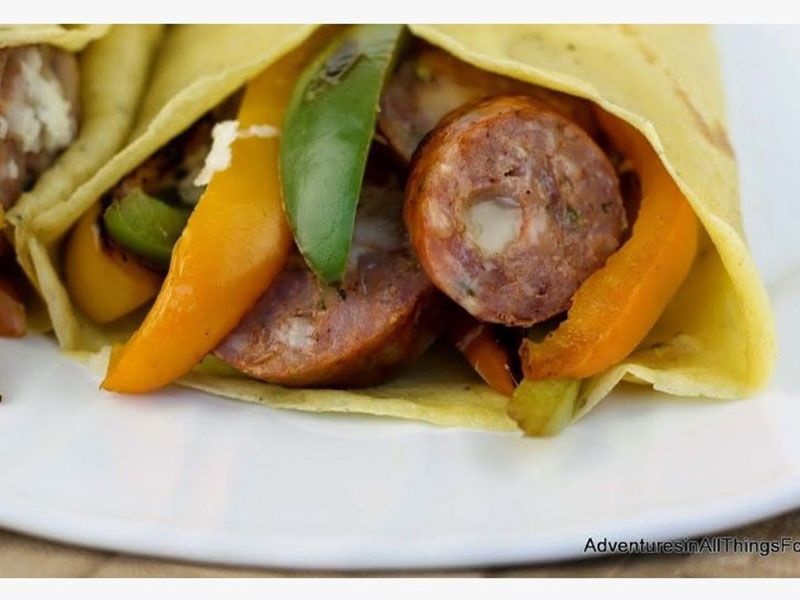 Oriental Sausage Crepe
