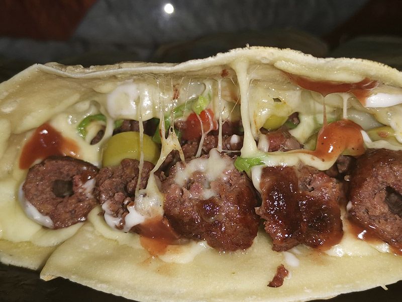 Sausage Crepe