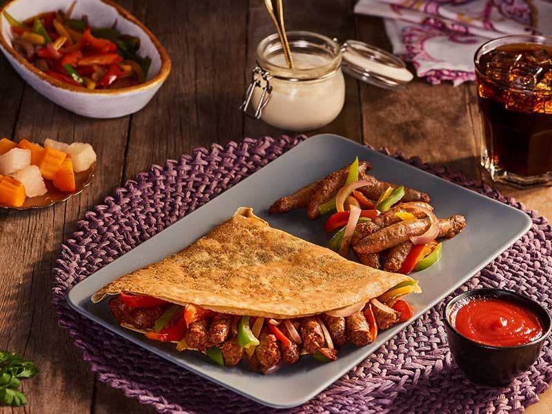 Oriental Sausage Crepe