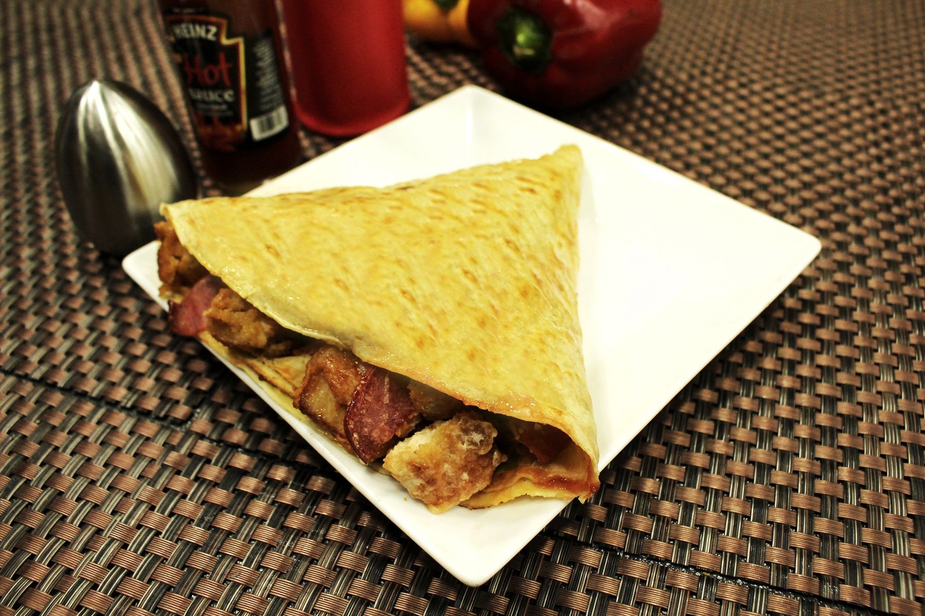 Oriental Sausage Crepe