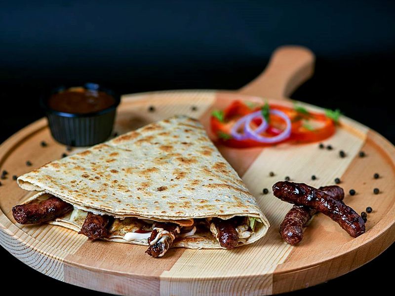Oriental Sausage Crepe