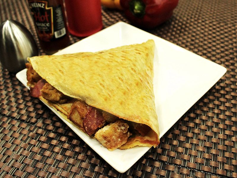 Oriental Sausage Crepe