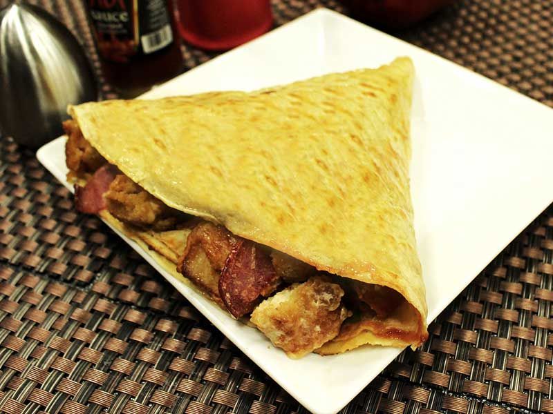 Oriental Sausage Crepe