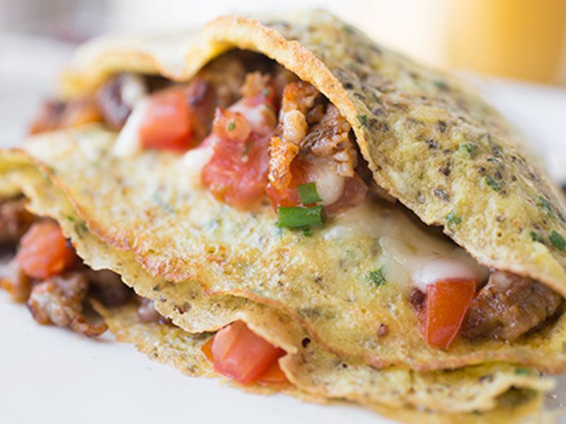 Oriental Sausage Crepe