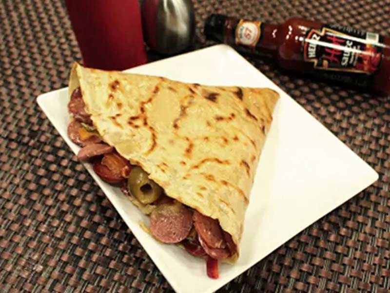 Oriental Sausage Crepe
