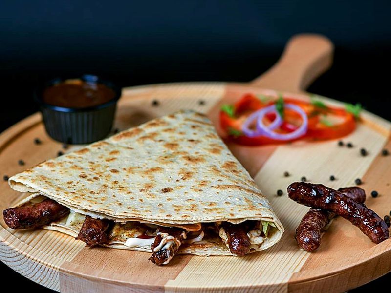 Baladi Oriental Sausage Crepe