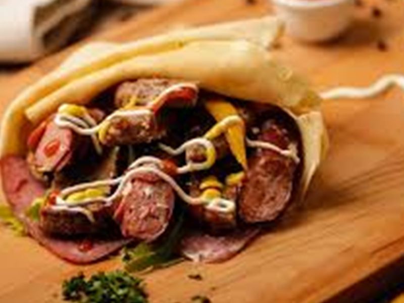 Oriental Sausage Crepe