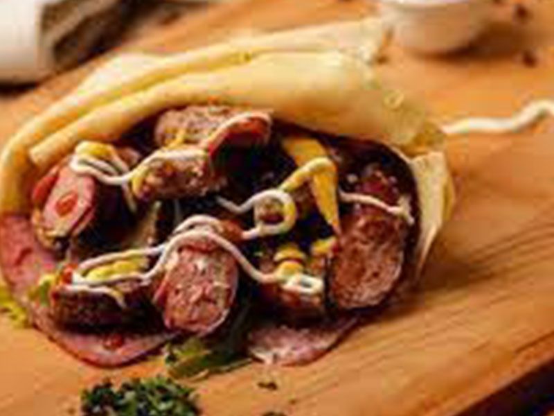 Oriental Sausage Crepe