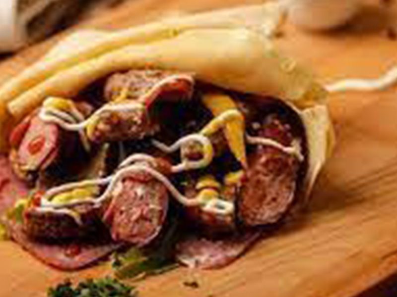 Oriental Sausage Crepe