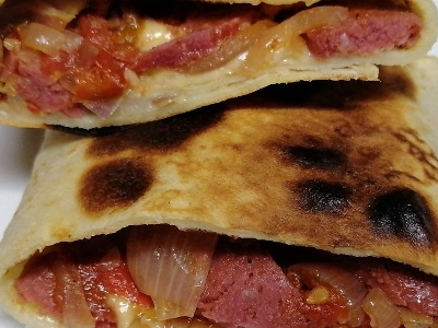Oriental Sausage Crepe