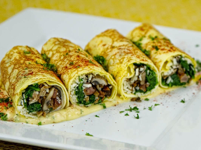 Oriental Sausage Crepe