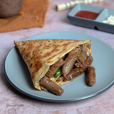 Baladi Sausage Crepe