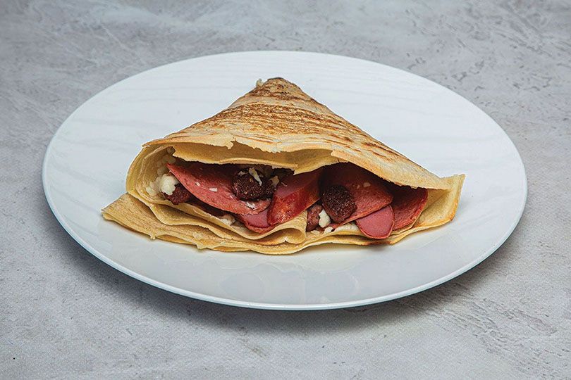 Salami Crepe