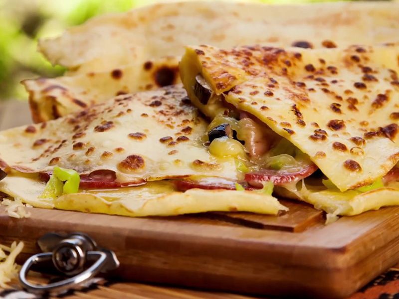 Salami Crepe