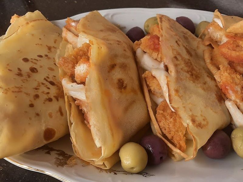 Super Crunchy Chicken Crepe