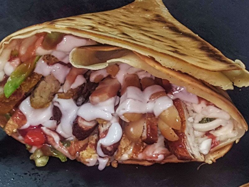 Super Crunchy Chicken Crepe