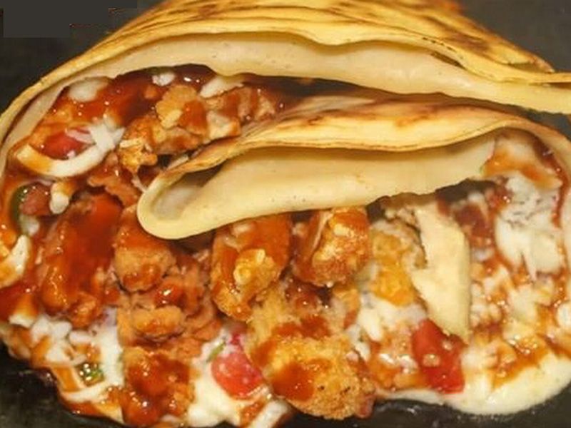 Super Crunchy Chicken Crepe