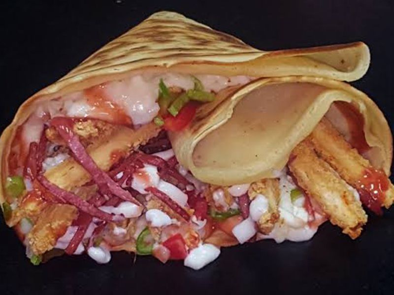 Super Crunchy Chicken Crepe