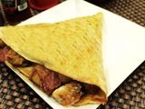 hot dog crepe