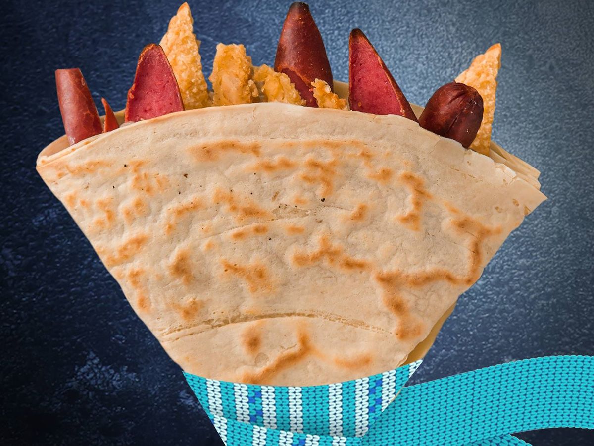 hot dog crepe