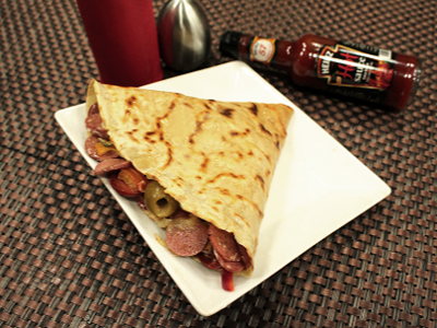 Hot Dog Crepe