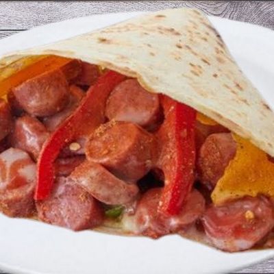 Hot dog crepe