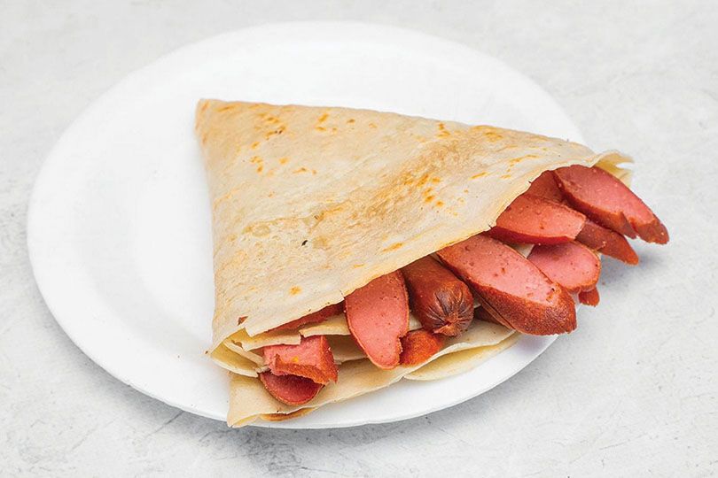 Hot Dog Crepe