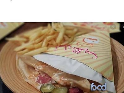 Hot Dog Crepe