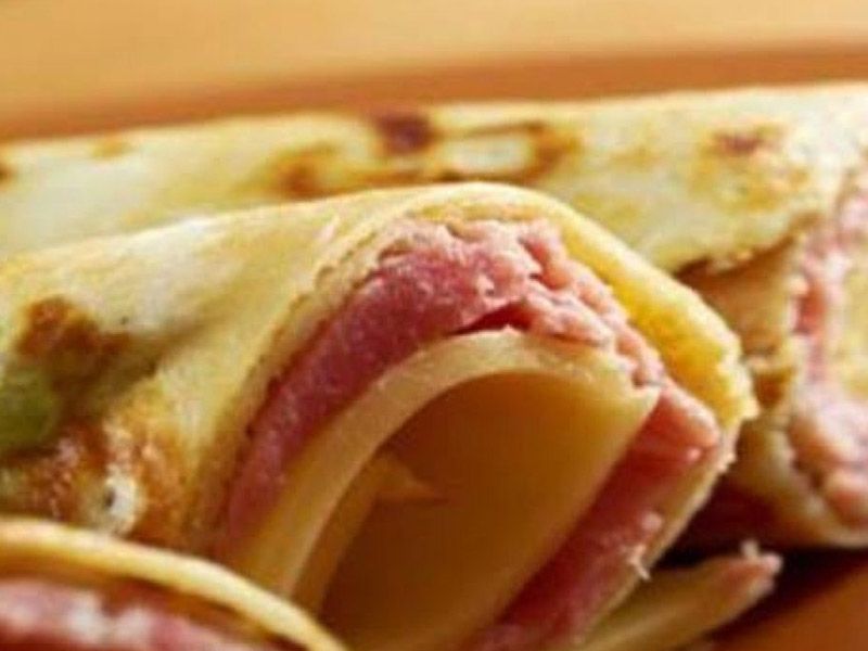 Beef Sausage Crepe