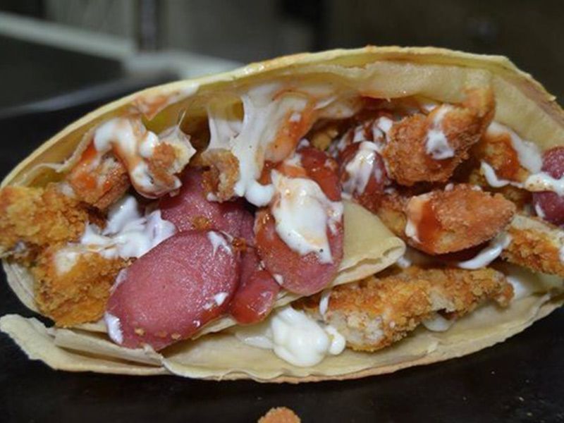 Sausage Crepe
