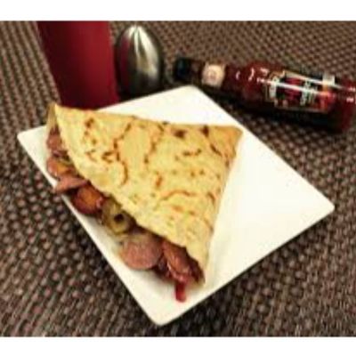 Sausage Crepe With Shish Tawook