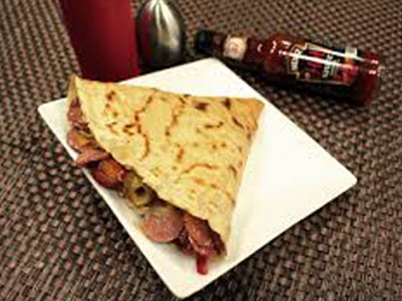 Mexican Sausage Crepe