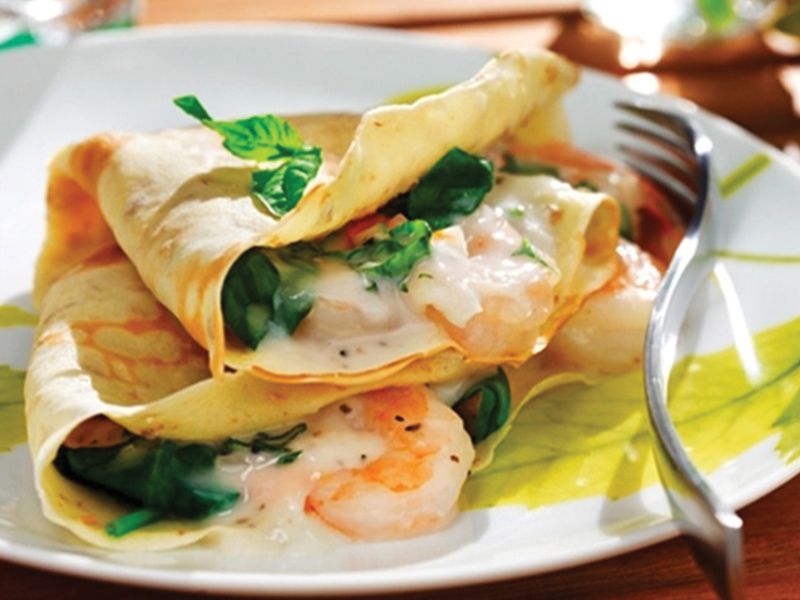 Seafood Crepe
