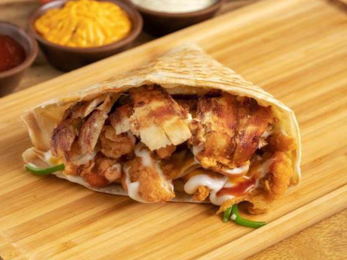 Chicken Shawerma Crepe
