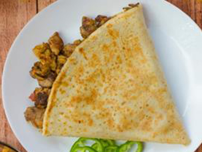 Chicken Fajita Crepe