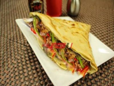 Meat Shawerma Crepe
